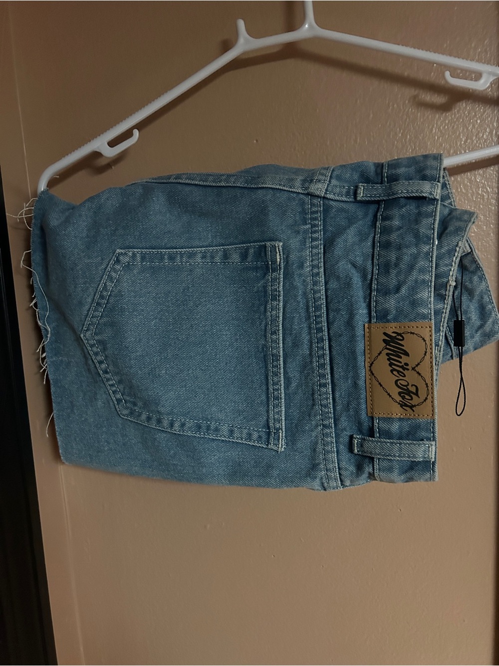 Women’s BNWOT Light Blue White Fox Denim Jeans size S